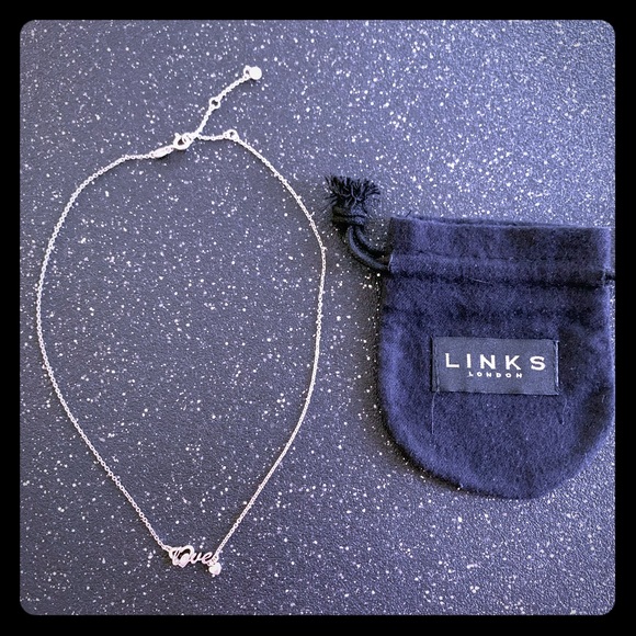 Links of London Diamond Whispers Love Necklace - Picture 1 of 5